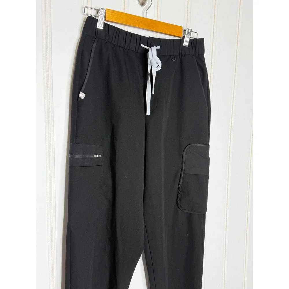 FIGS Jogger Scrub Pants Mens Black FIONx Cargo M21SW2042T MT